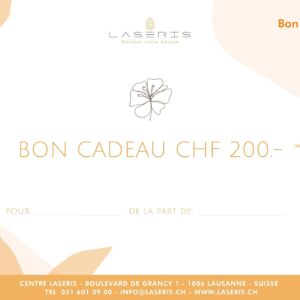 Bon cadeau de 200 CHF